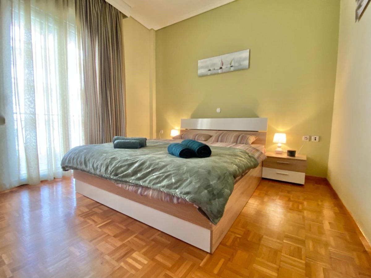 George & Nia Apartment - Central Kavala With Panoramic Terrace View Eksteriør billede